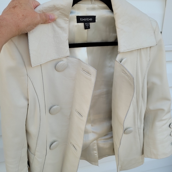 BeBe Leather Jacket size Small - Picture 7 of 8